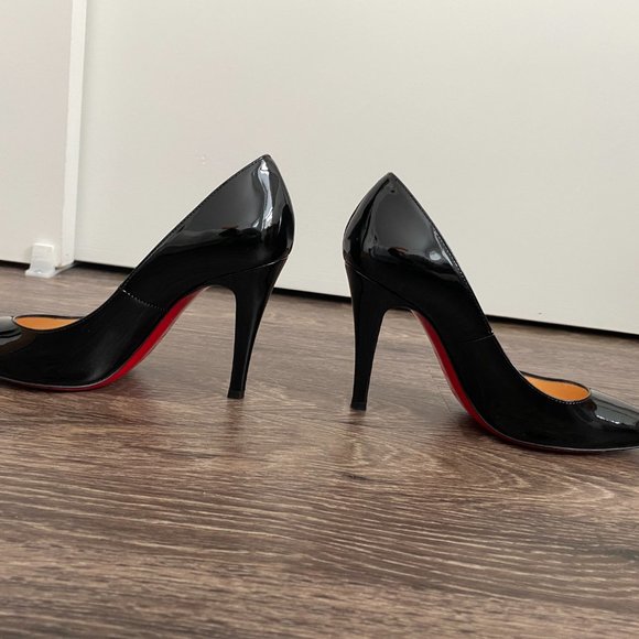 Christian Louboutin Black 100 Particule Pumps/Heels - Picture 7 of 11
